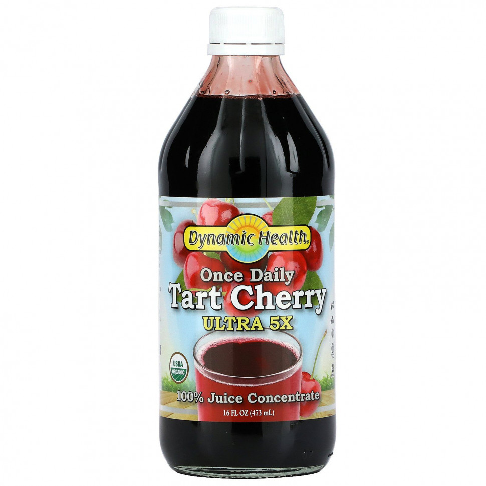  Dynamic Health Laboratories, Once Daily Tart Cherry, Ultra 5X, , 100%  , 473  (16 . )    -     , -, 