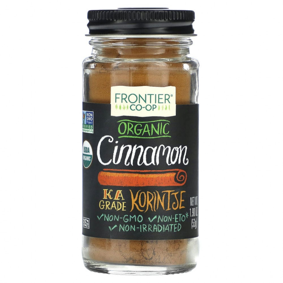 ������ ������ Frontier Co-op, Organic Cinnamon, 1.9 oz (53 g)  IHerb (������) ����