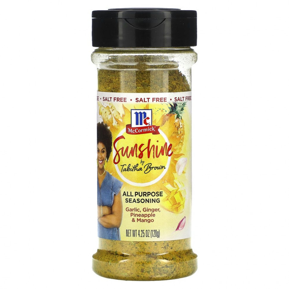 ������ ������ McCormick, All Purpose Seasoning, Sunshine �� Tabitha Brown, ��� ����, 120 � (4,25 �����)  IHerb (������) ����