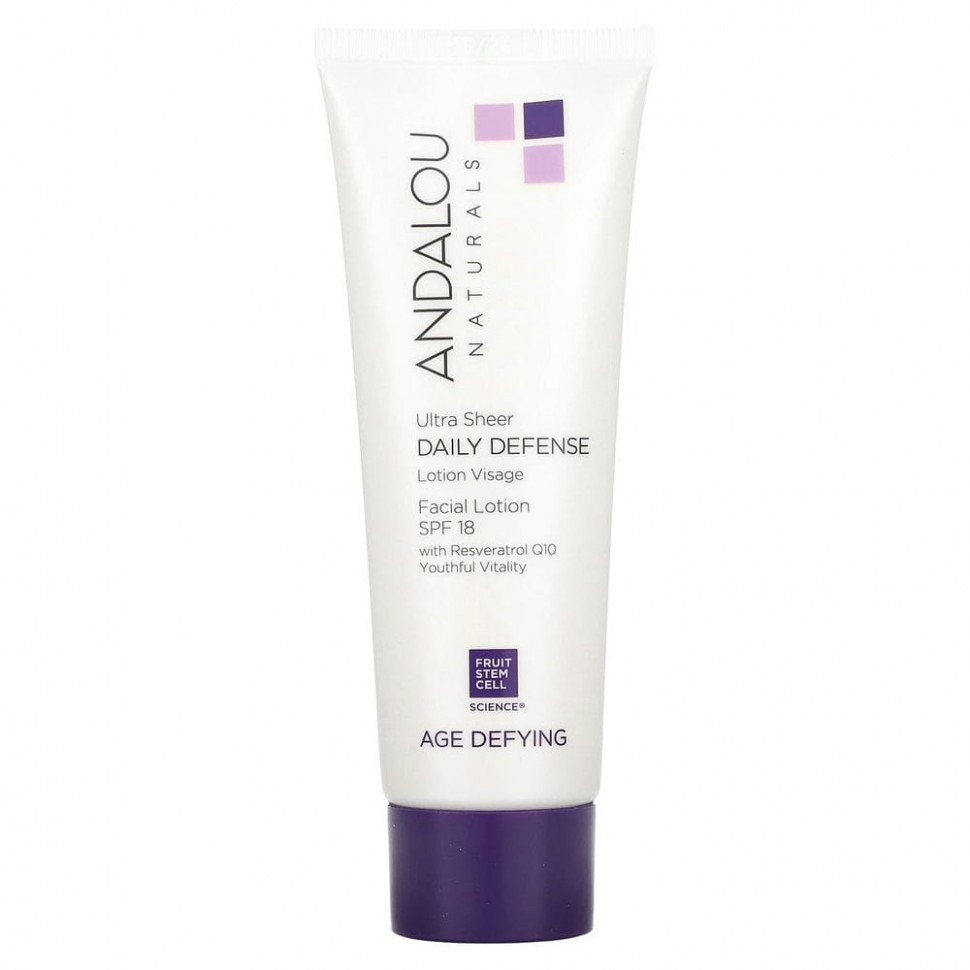  Andalou Naturals, SPF 18,   ,      , 80  (2,7 . )    -     , -, 