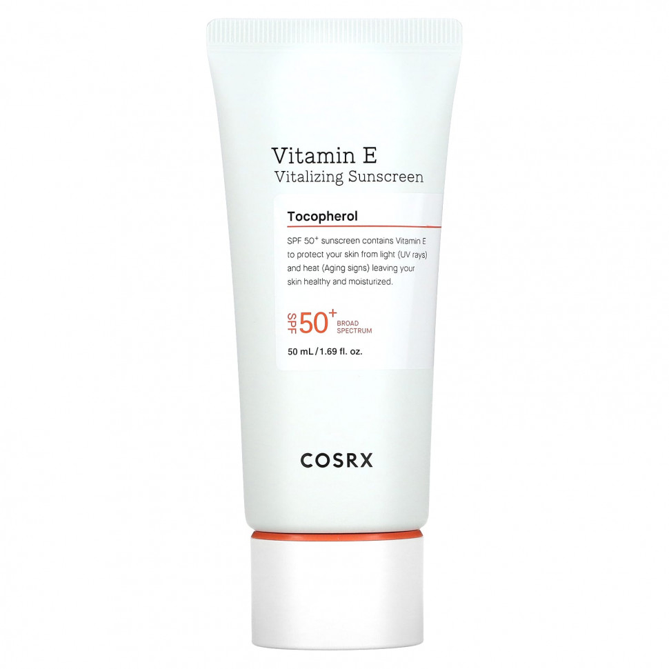 ������ ������ CosRx, Vitamin E, Vitalizing Sunscreen, SPF 50+, 1.69 fl oz (50 ml)  IHerb (������) ����