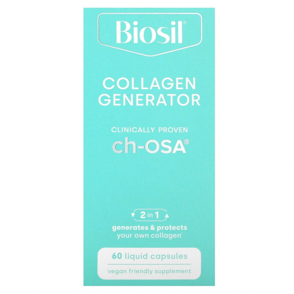  BioSil by Natural Factors, Advanced Collagen Generator,     , 60       -     , -, 