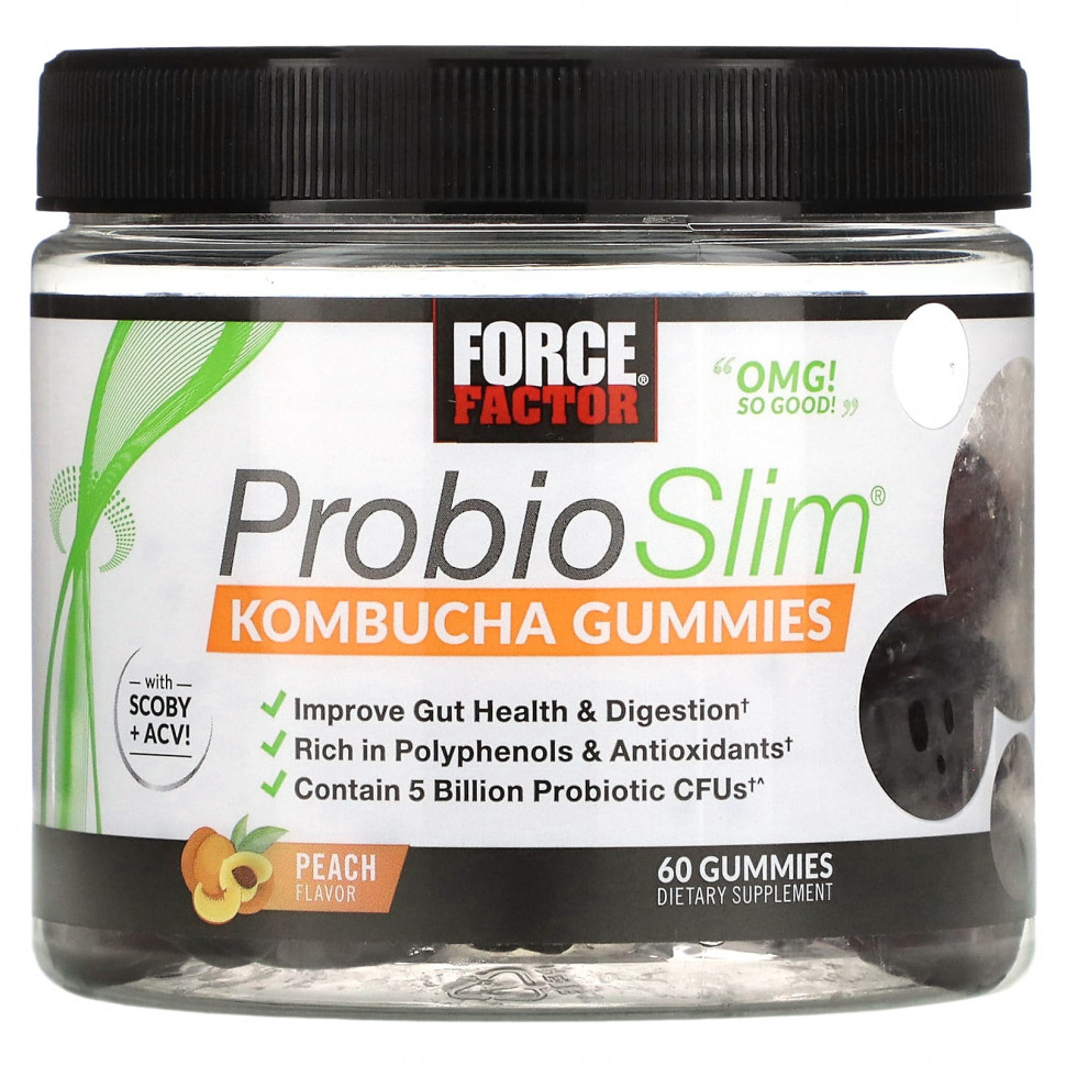 ������ ������ Force Factor, ProbioSlim, ����������� ������� � ��������, ���� �������, 60 ����������� ������  IHerb (������) ����