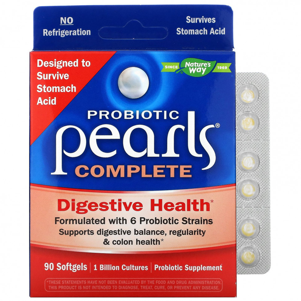  Nature's Way, Probiotic Pearls Complete, , 90     -     , -, 