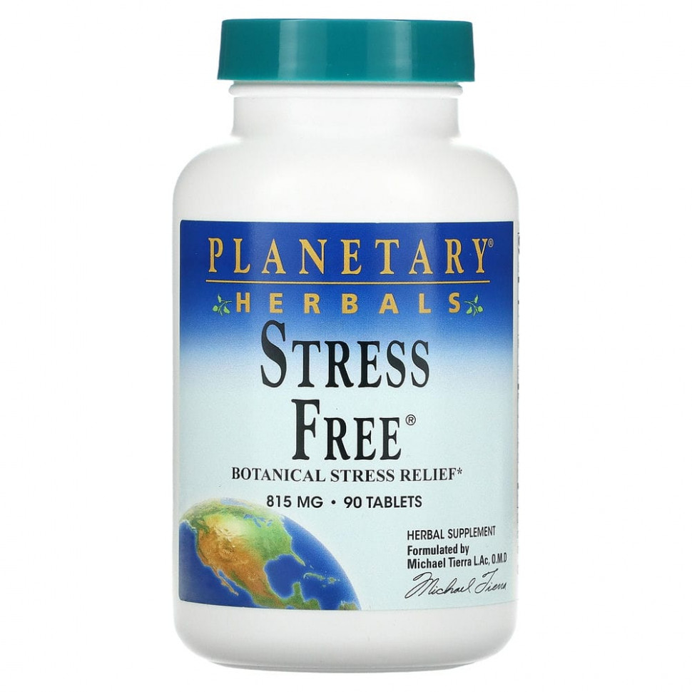 ������ ������ Planetary Herbals, Stress Free, ������������ �������� ��� ������ �������, 810 ��, 90 ��������  IHerb (������) ����