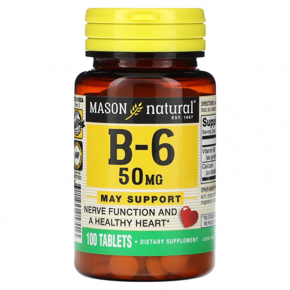  Mason Natural,  B6, 50 , 100     -     , -, 