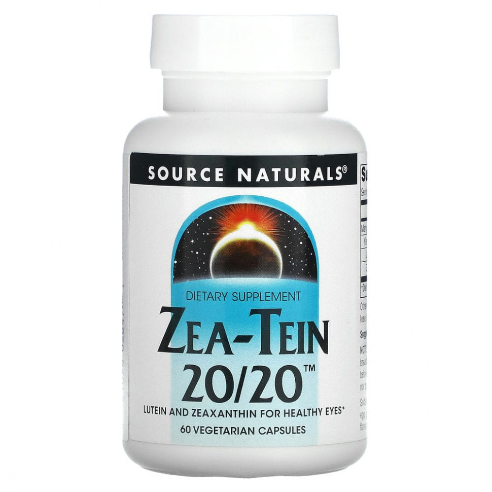  Source Naturals, Zea-Tein 20/20, 60      -     , -, 