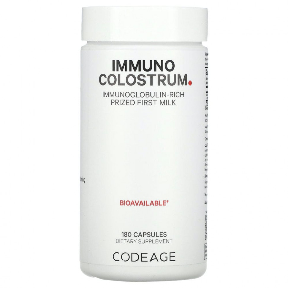  Codeage, Immuno Colostrum, 180     -     , -, 