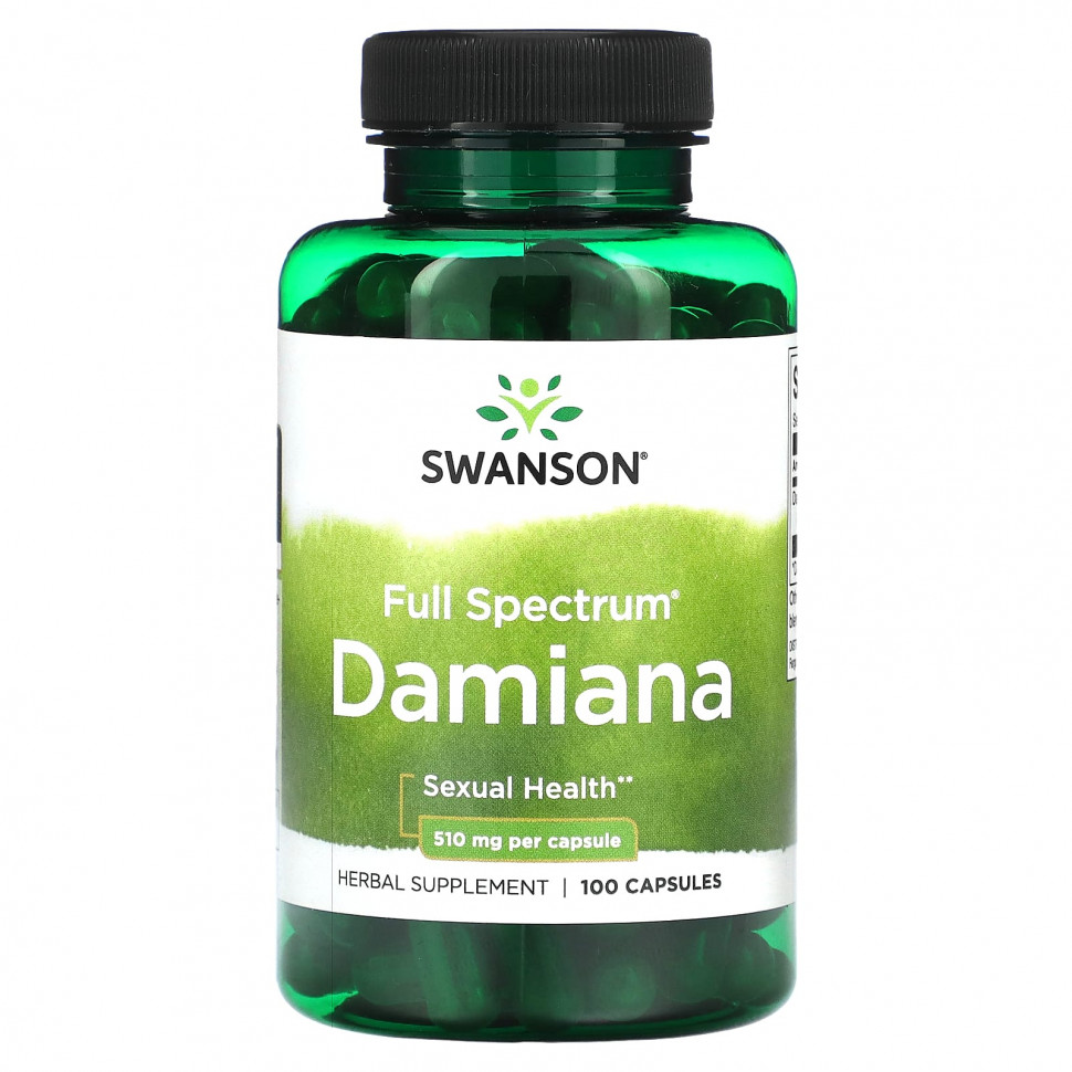 ������ ������ Swanson, Full Spectrum Damiana, 510 ��, 100 ������  IHerb (������) ����