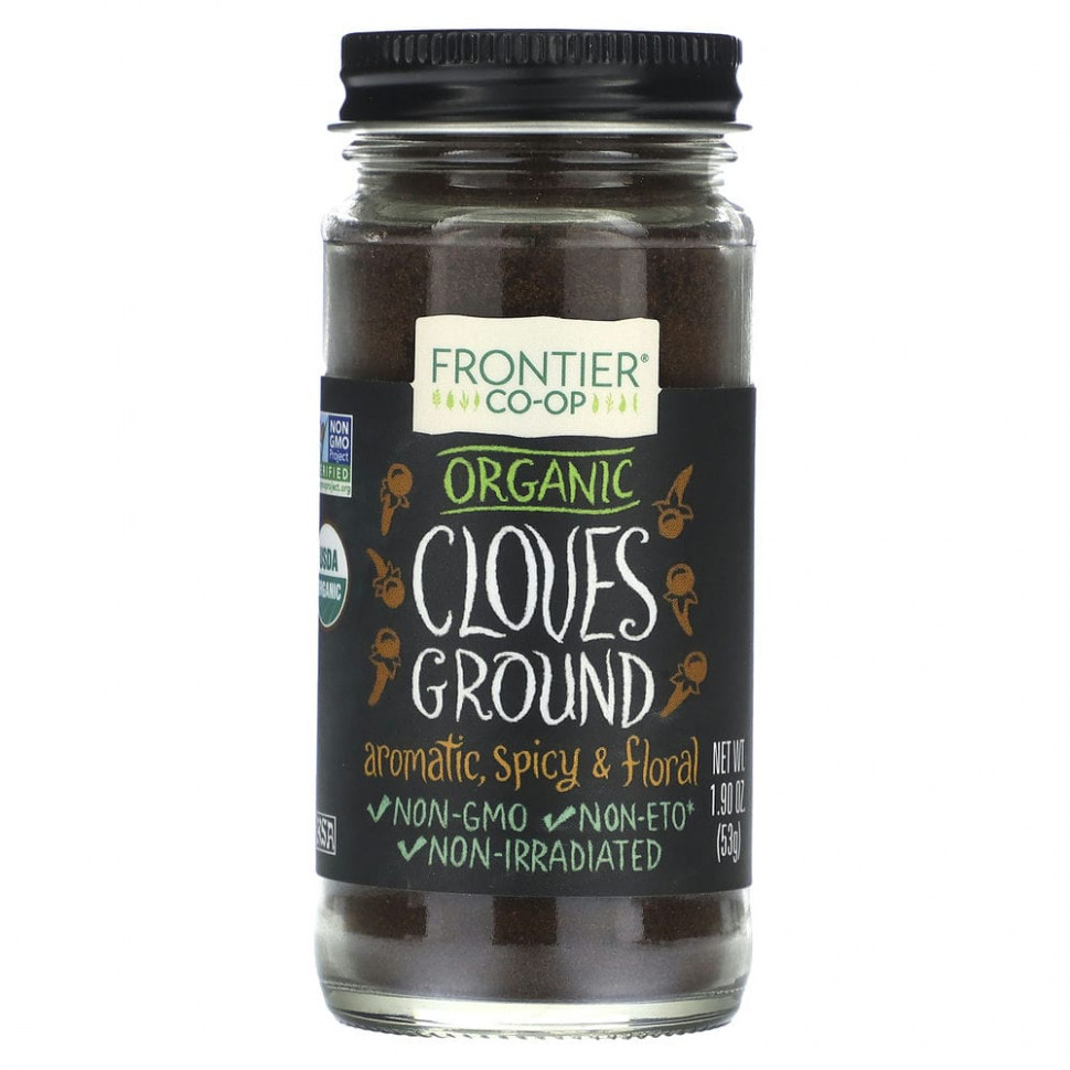  Frontier Co-op, Organic Cloves, Ground, 1.90 oz (53 g)    -     , -, 