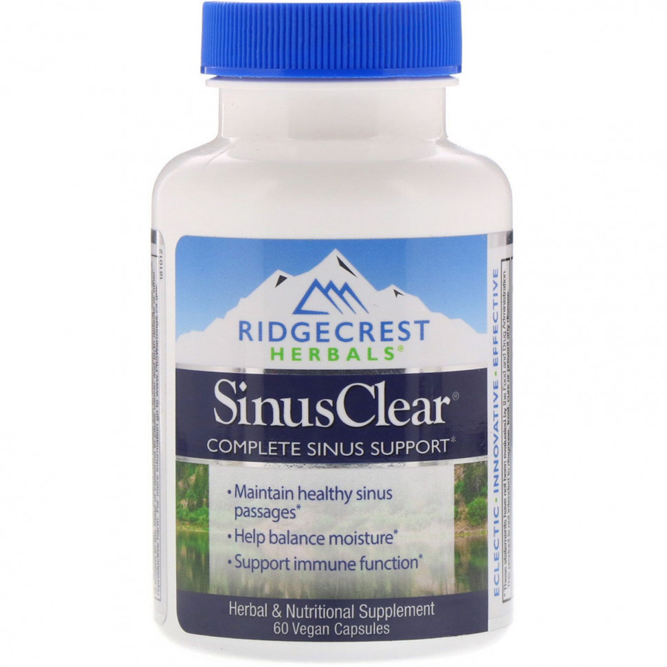 ������ ������ RidgeCrest Herbals, SinusClear, 60 ��������� ������  IHerb (������) ����