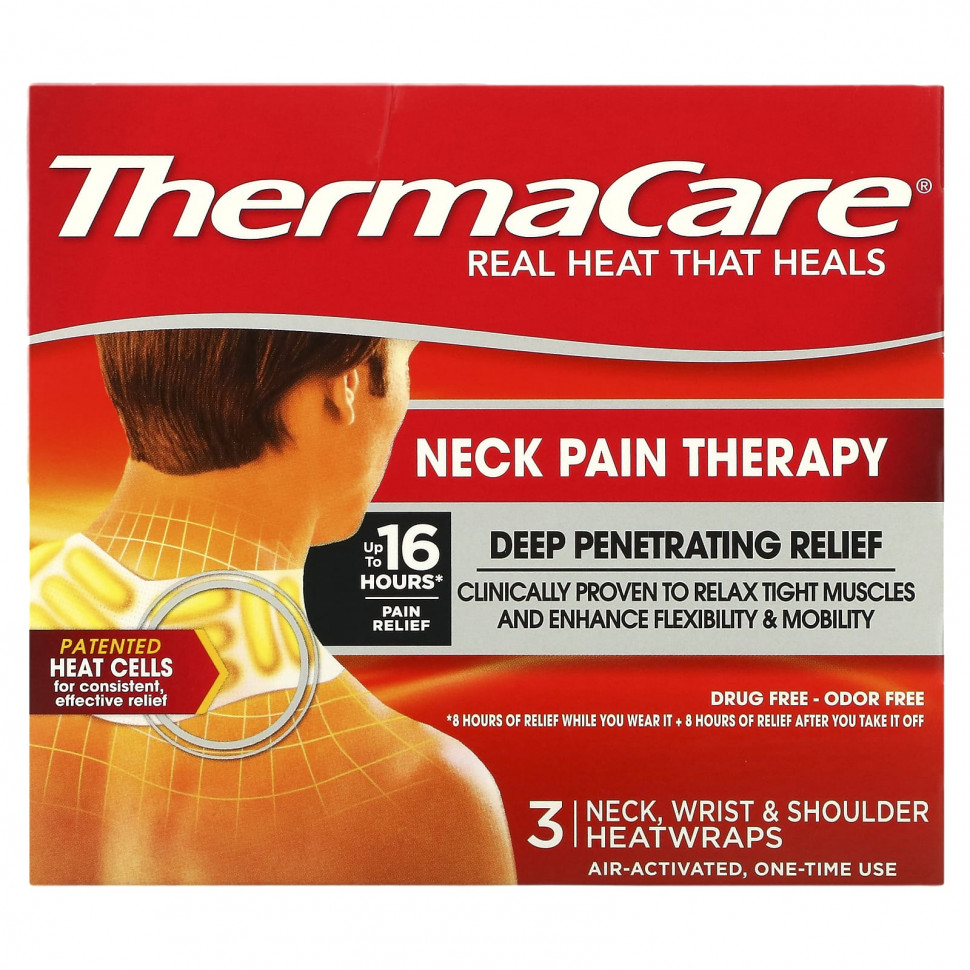 ������ ������ ThermaCare, ���������� ���� � ���, 3 �������� ����������� ��� ���, �������� � ����  IHerb (������) ����