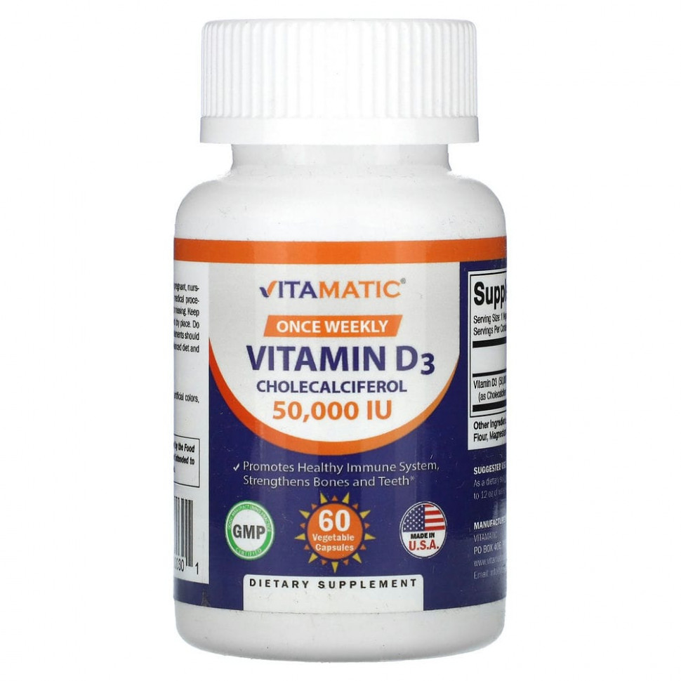  Vitamatic,  D3, 50 000 , 60      -     , -, 