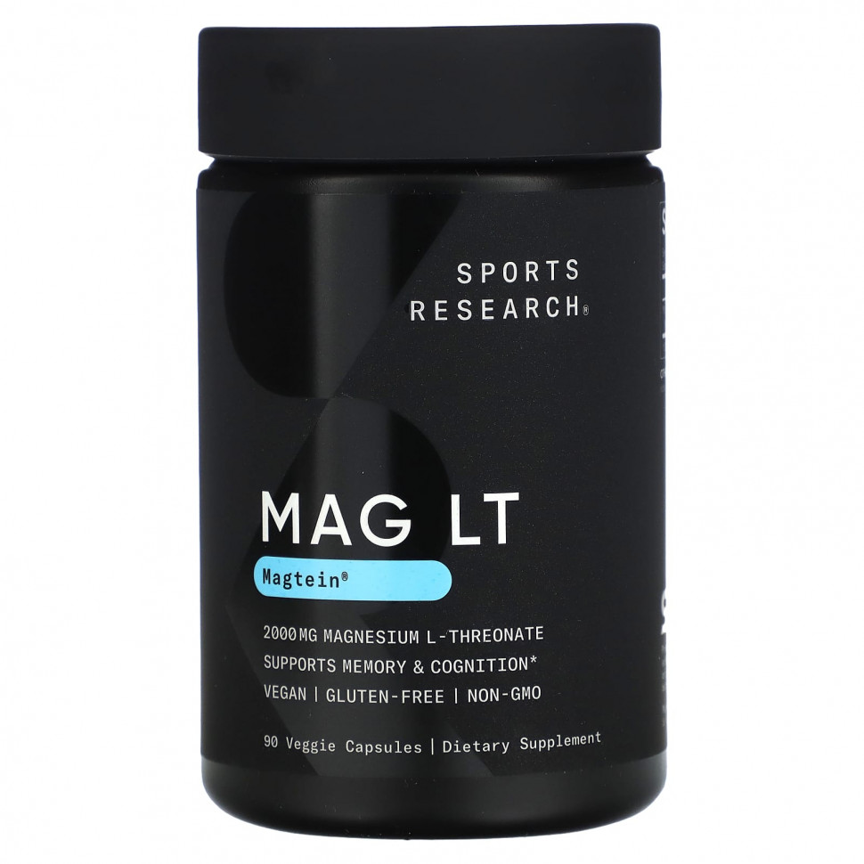 ������ ������ Sports Research, MAG LT, Magtein, 2000 ��, 90 ������������ ������  IHerb (������) ����