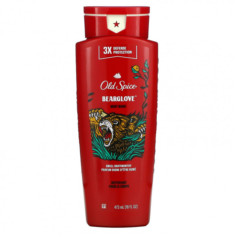 ������ ������ Old Spice, ���� ��� ����, Bearglove, 473 �� (16 ����. �����)  IHerb (������) ����