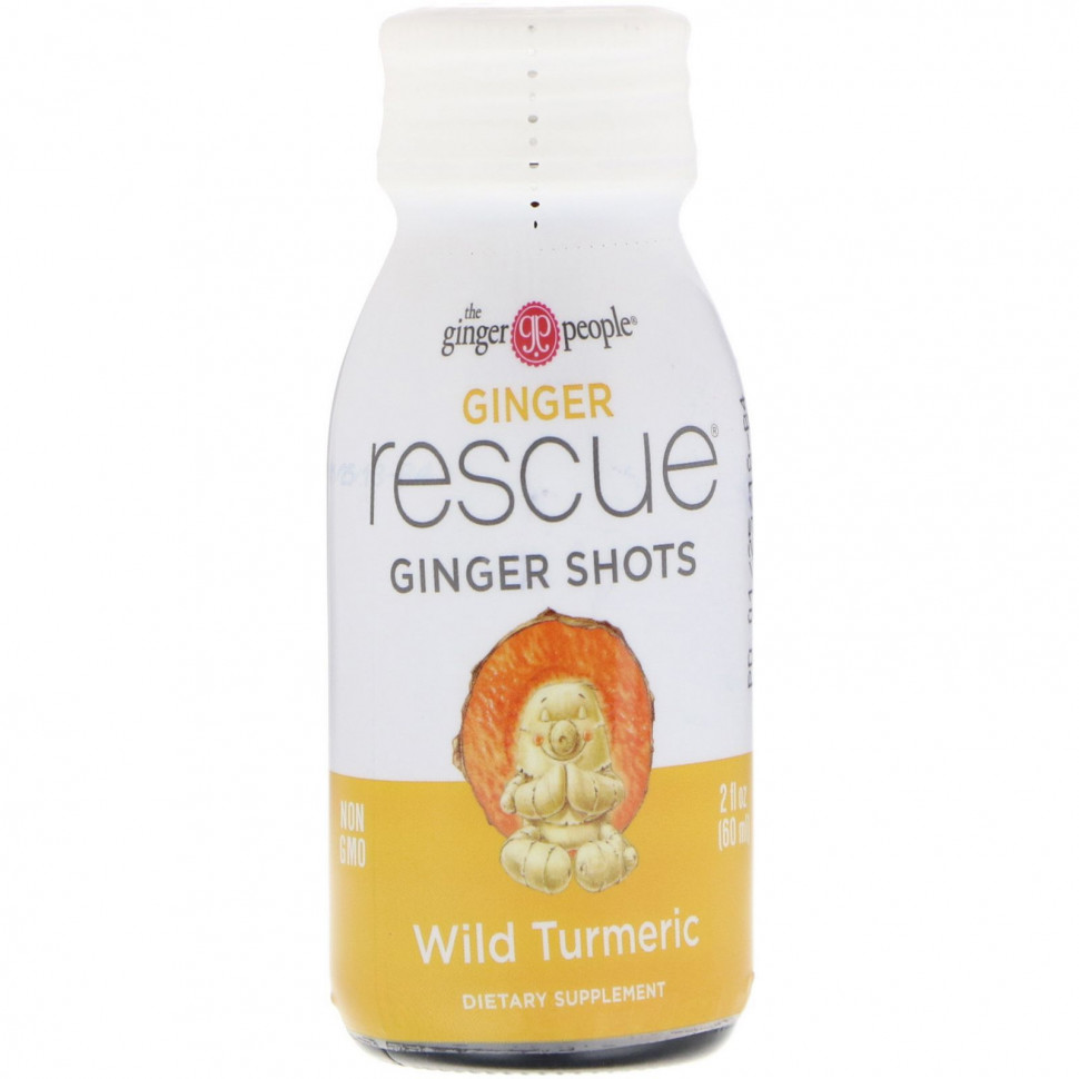 ������ ������ The Ginger People, Ginger Rescue Shots, ����� �������, 2 ������ ����� (60 ��)  IHerb (������) ����