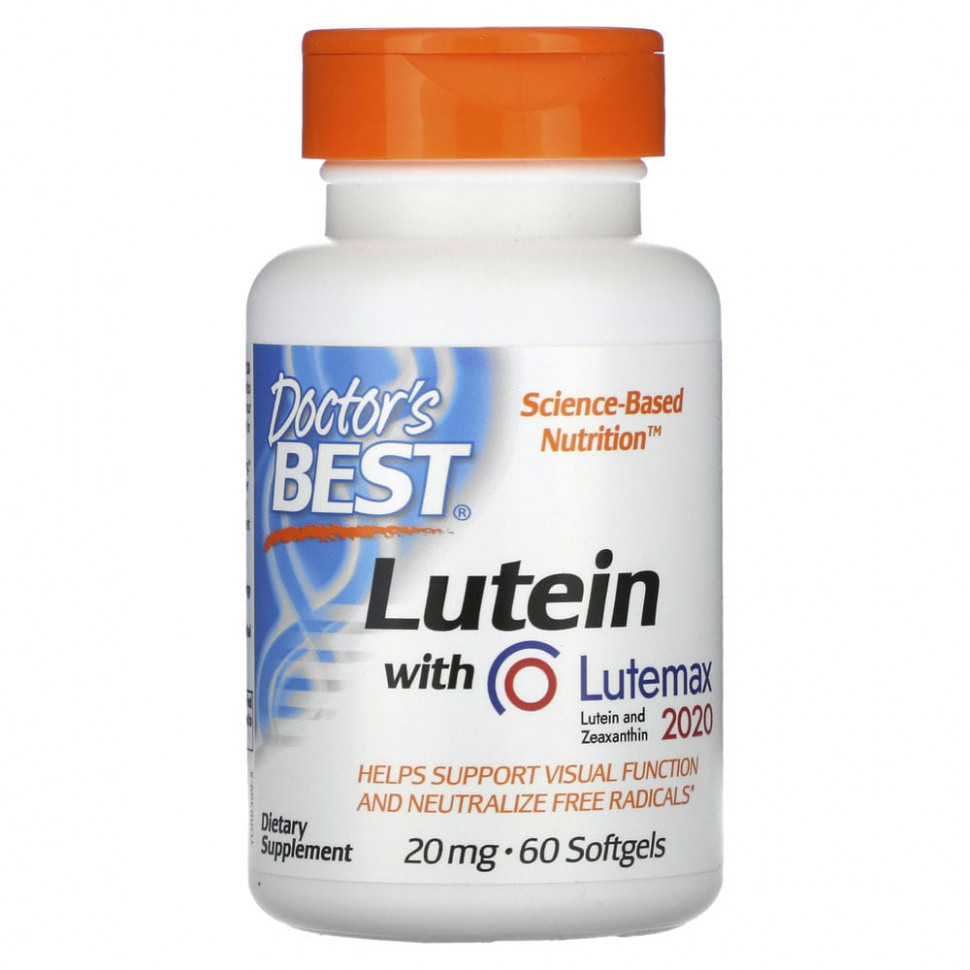  Doctor's Best,   Lutemax 2020, 20 , 60      -     , -, 