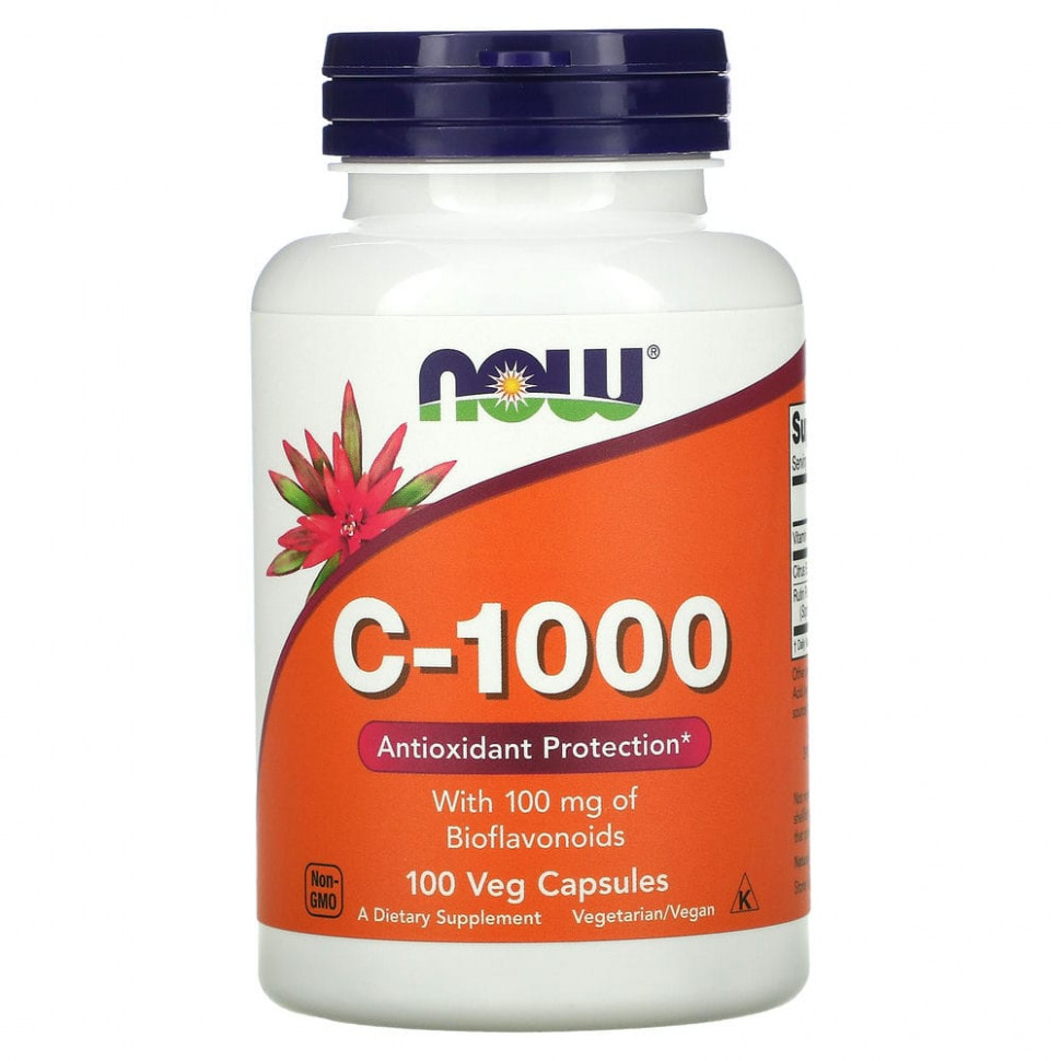  NOW Foods, C-1000  , 100      -     , -, 