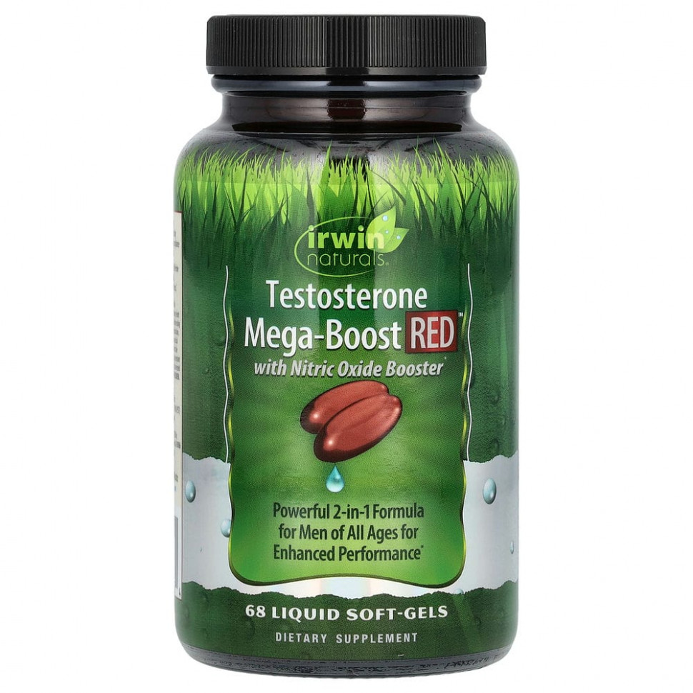  Irwin Naturals, Testosterone Mega-Boost RED,   , 68       -     , -, 