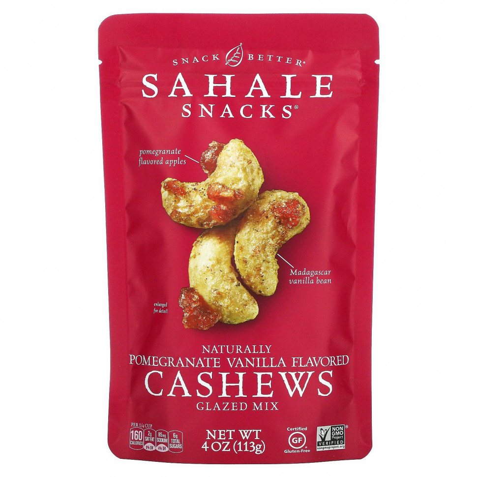������ ������ Sahale Snacks, ����� � �������� � �������, 4 ����� (113 �)  IHerb (������) ����