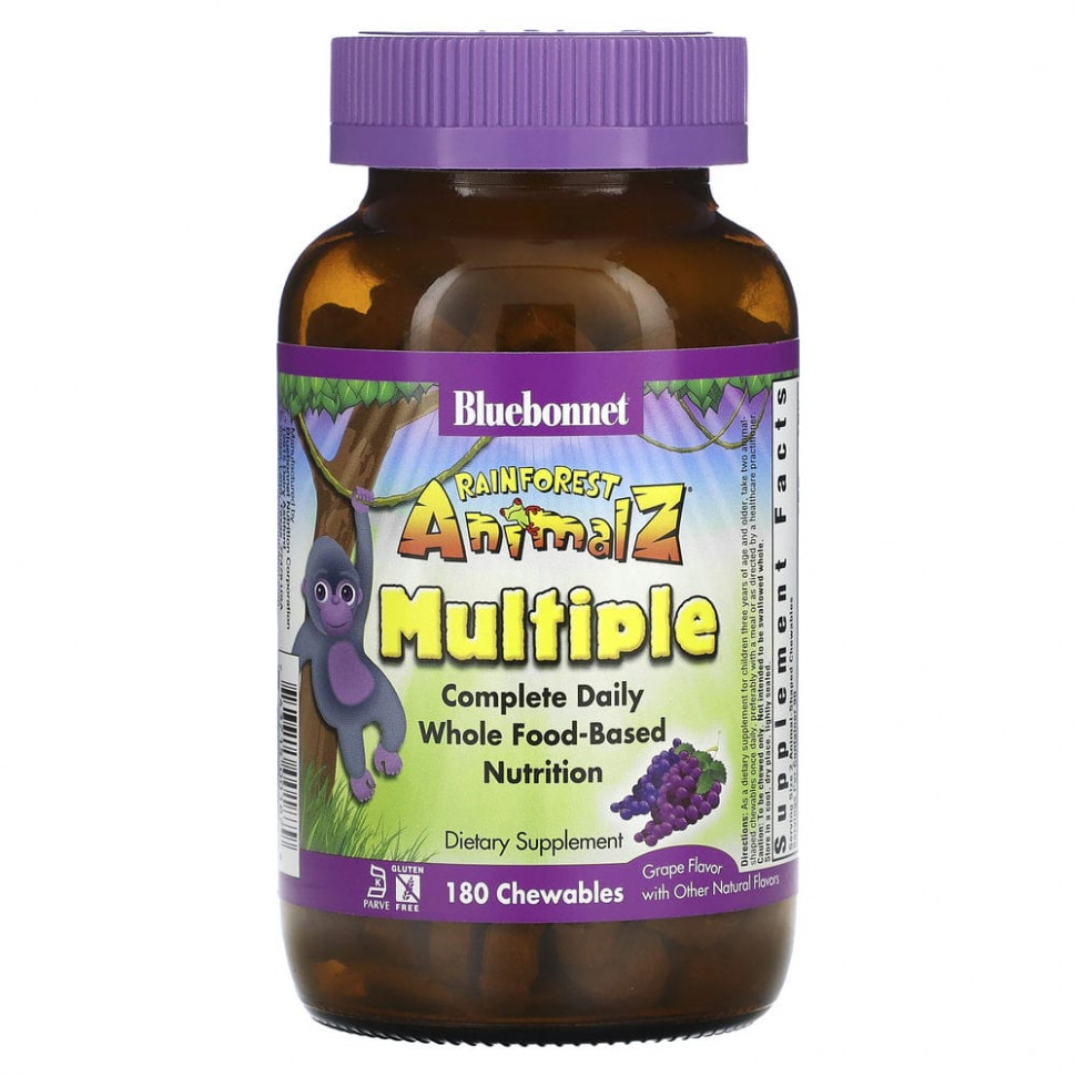  Bluebonnet Nutrition, Rainforest Animalz,     ,     , 180         -     , -, 