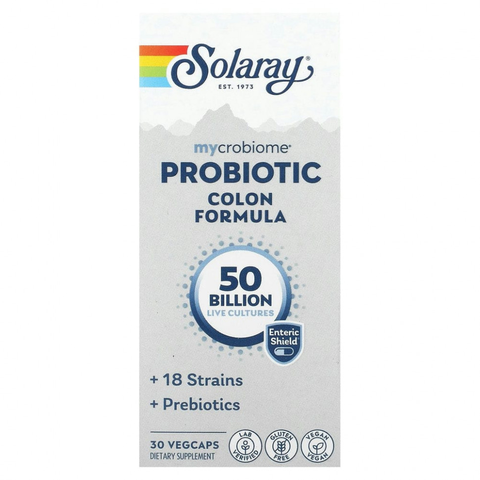  Solaray,       Mycrobiome, 50 , 30      -     , -, 