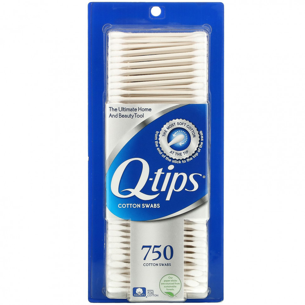 ������ ������ Q-tips, Original Cotton Swabs, 750 Swabs  IHerb (������) ����