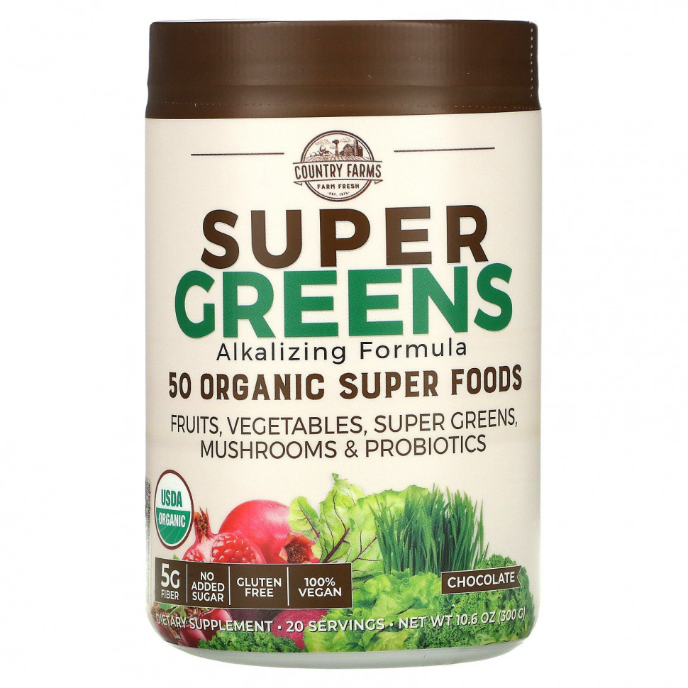  Country Farms, Super Greens,    ,   , 300  (10,6 )    -     , -, 