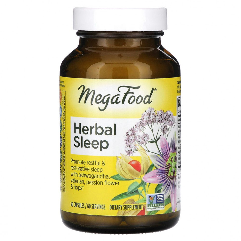  MegaFood, Herbal Sleep, 60     -     , -, 