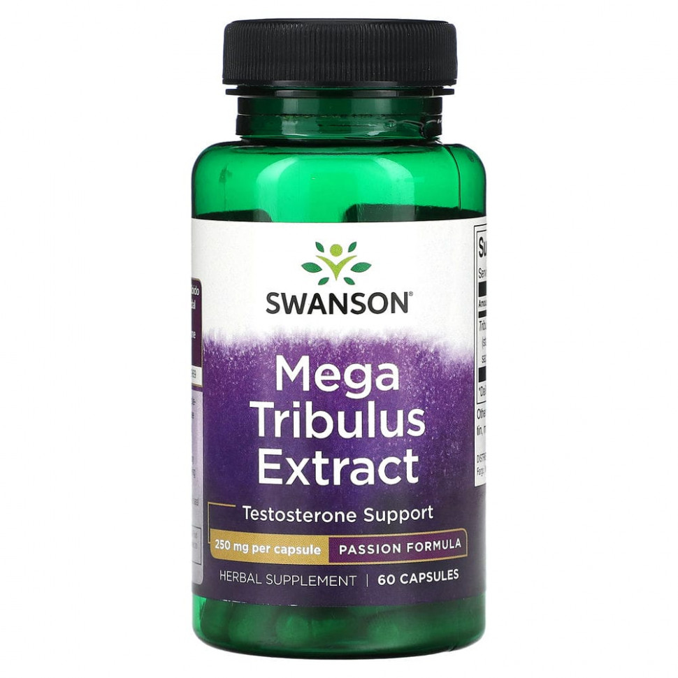  Swanson,  Mega Tribulus, 250 , 60     -     , -, 