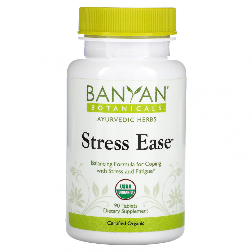  Banyan Botanicals, Stress Ease, 90     -     , -, 