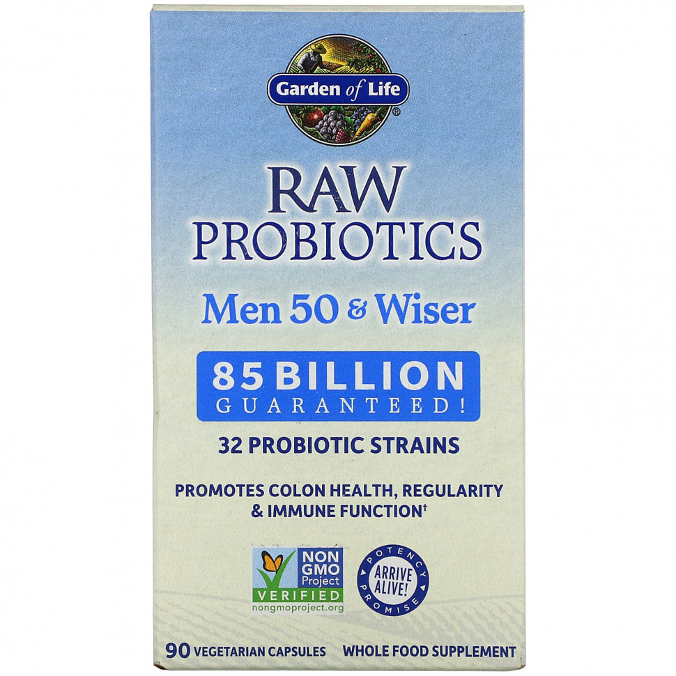  Garden of Life, RAW Probiotics,     50 , 85   , 90      -     , -, 