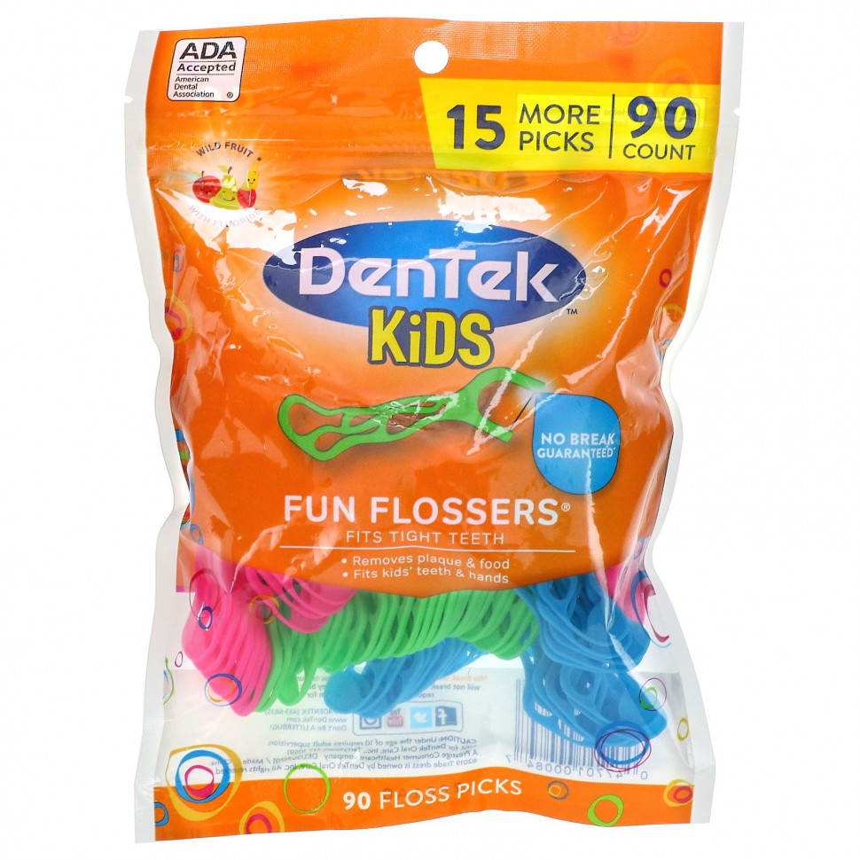  DenTek, Kids Fun Flossers,  , 90     -     , -, 