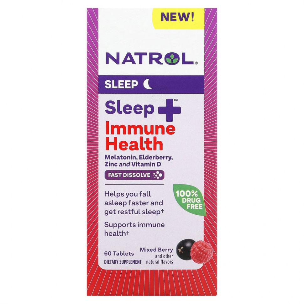  Natrol, Sleep + Immune Health,  , 60     -     , -, 