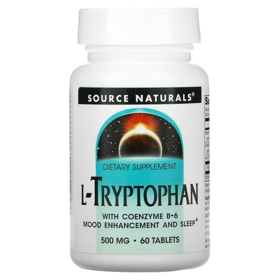  Source Naturals, L-   6   , 500 , 60     -     , -, 