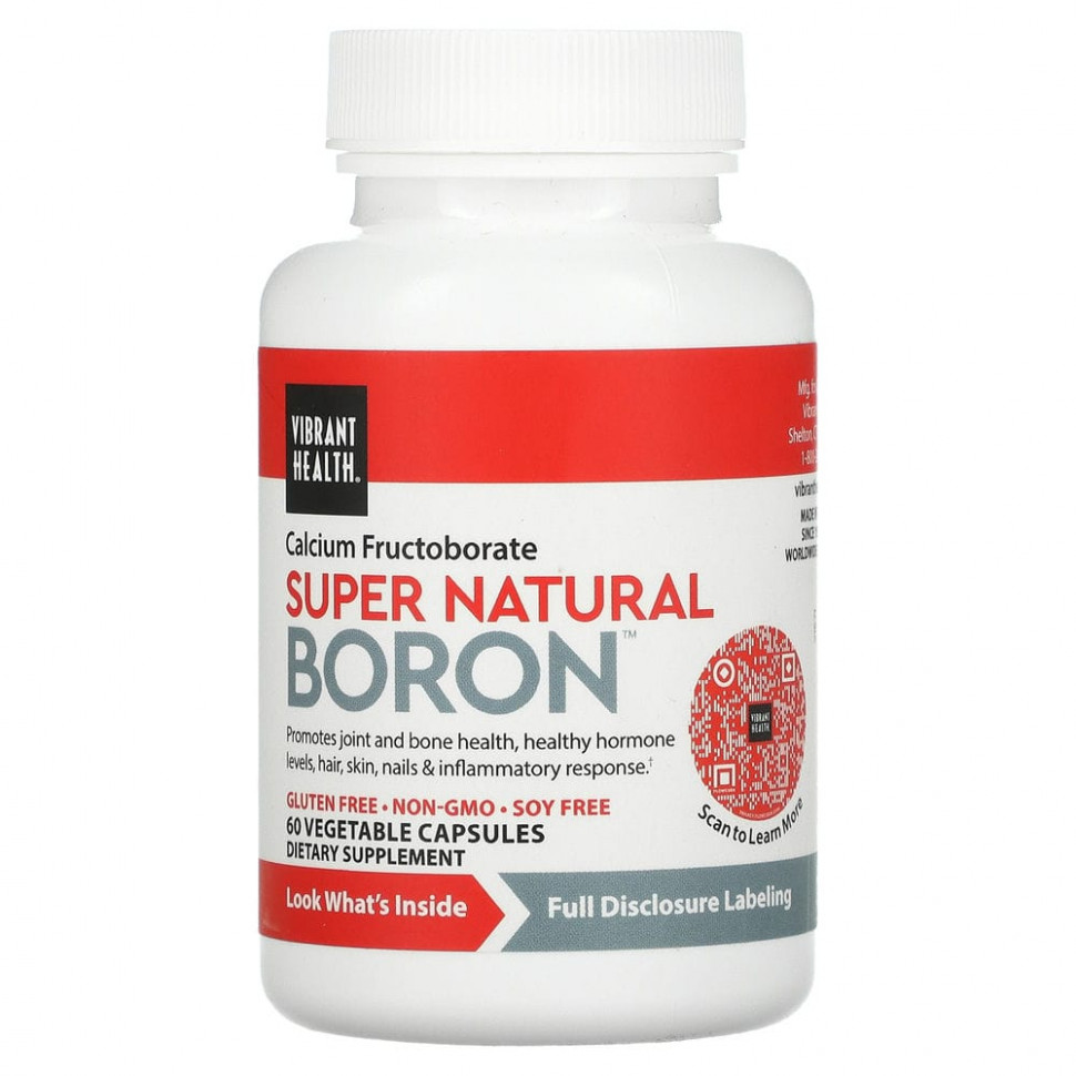 ������ ������ Vibrant Health, Super Natural Boron, 60 ������������ ������  IHerb (������) ����