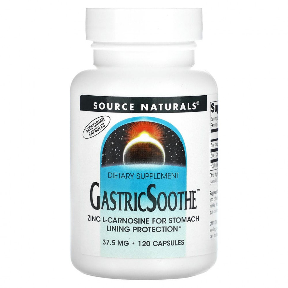  Source Naturals, GastricSoothe, 37,5 , 120     -     , -, 