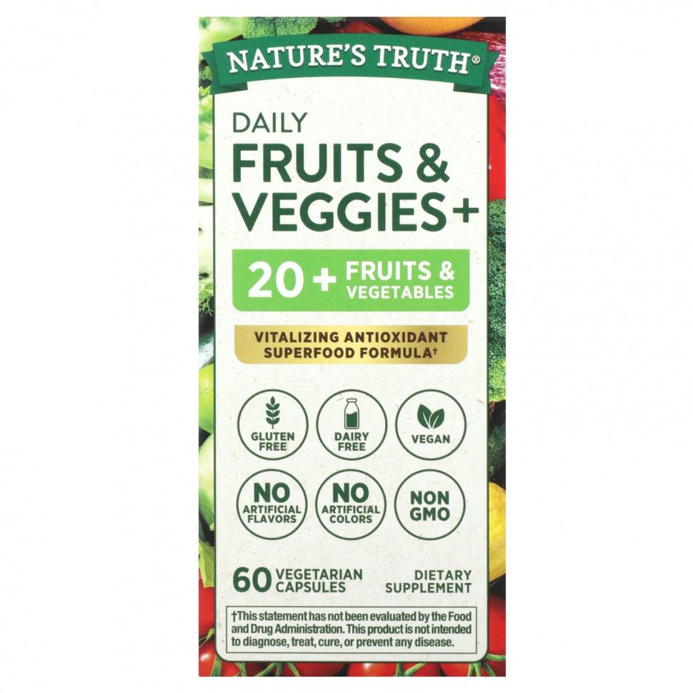  Nature's Truth,     +, 60      -     , -, 