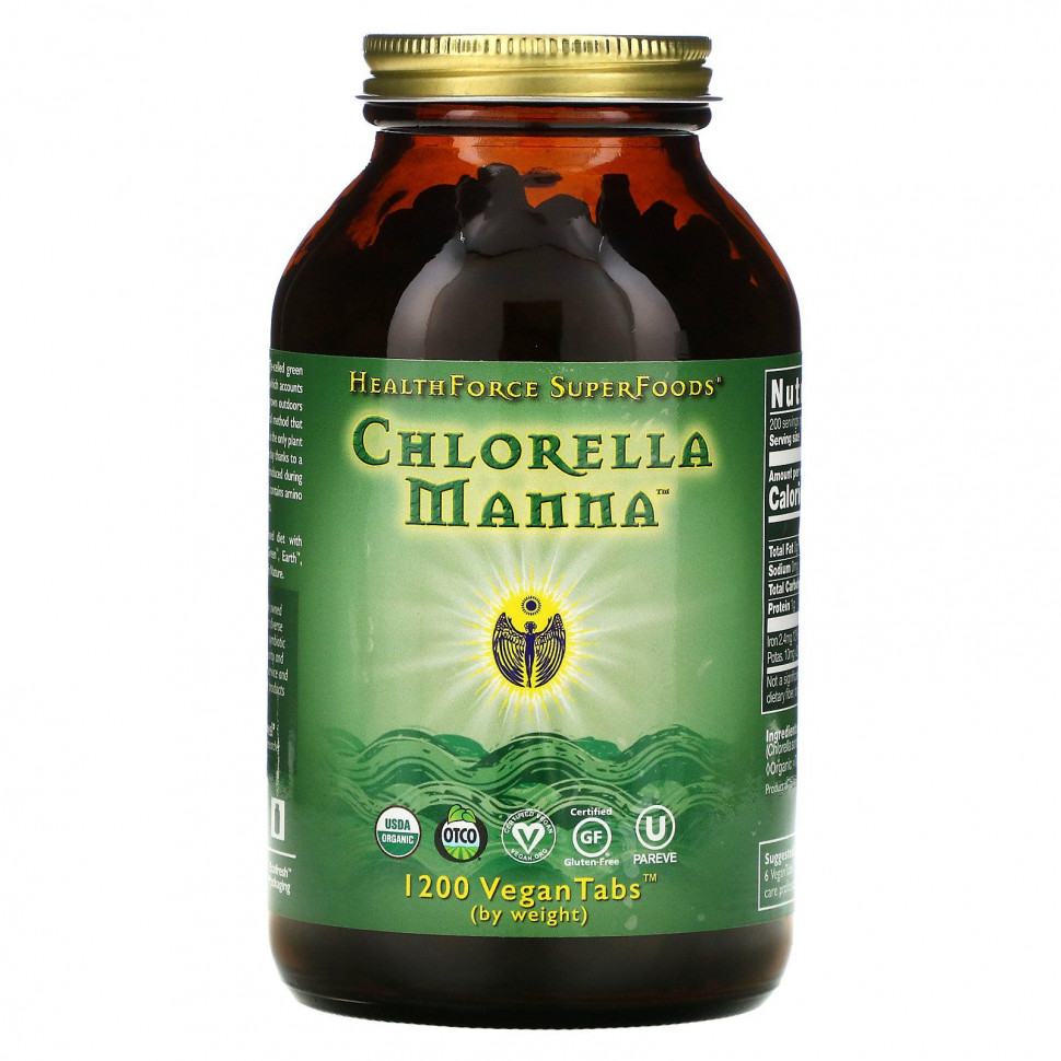  HealthForce Superfoods, Chlorella Manna,   , 1200      -     , -, 