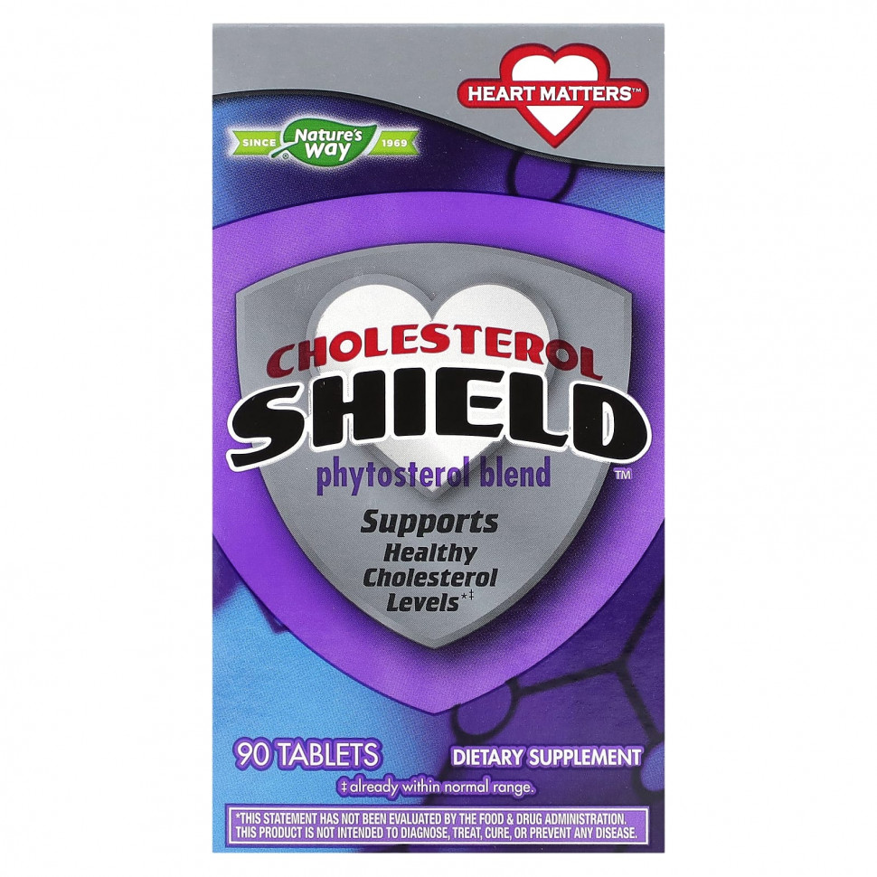  Nature's Way, Cholesterol Shield, 90     -     , -, 