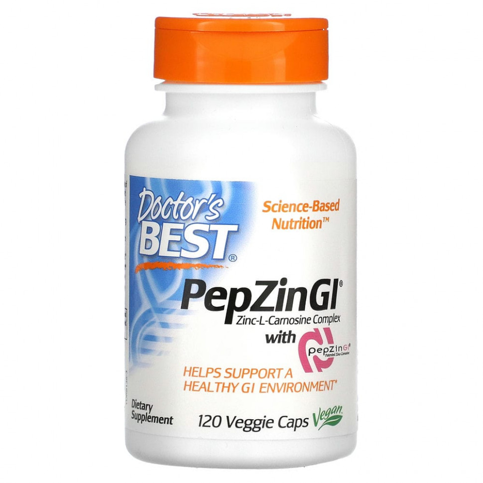 ������ ������ Doctor's Best, PepZin GI, �������� ����-L-���������, 120 �������������� ������  IHerb (������) ����