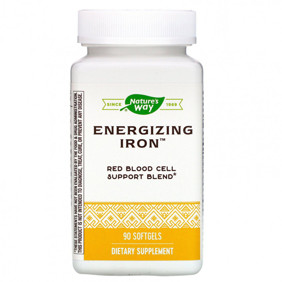  Nature's Way, Energizing Iron,    , 90       -     , -, 