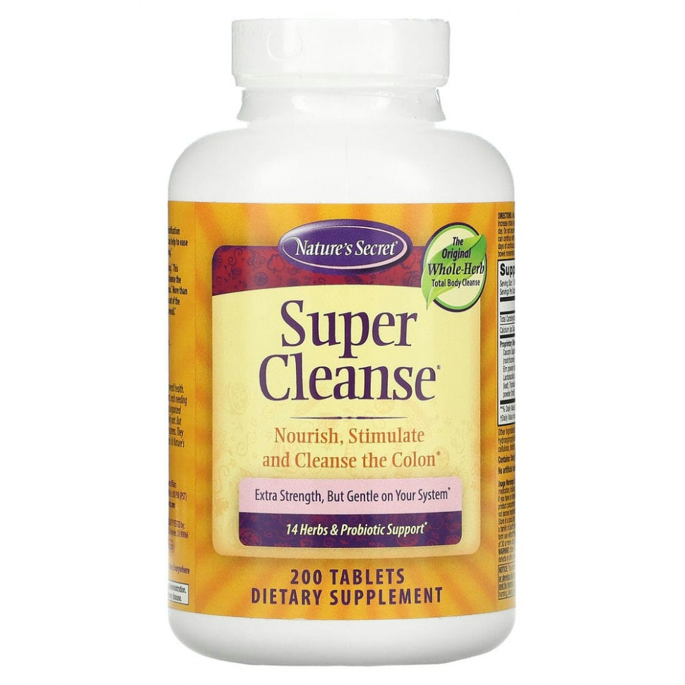 ������ ������ Nature's Secret, Super Cleanse, 200 ��������  IHerb (������) ����