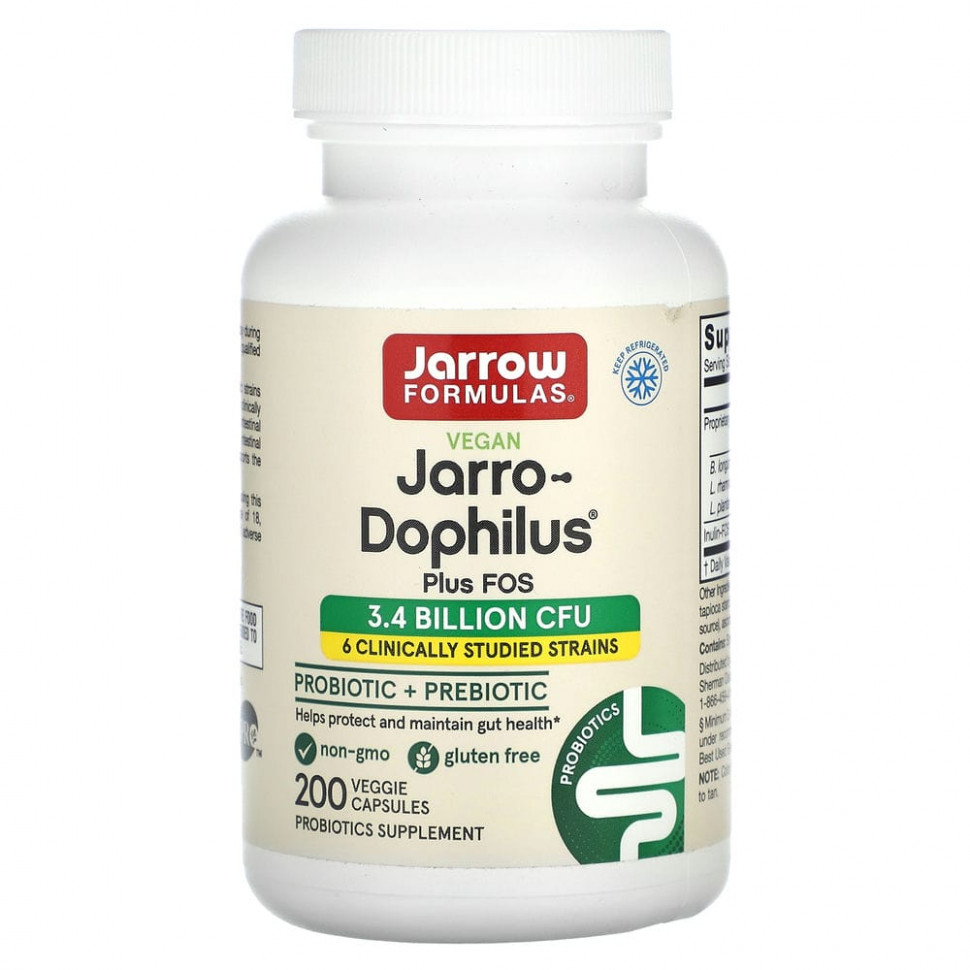 ������ ������ Jarrow Formulas, Jarro-Dophilus � ���, 3,4 ����, 200 ������  IHerb (������) ����