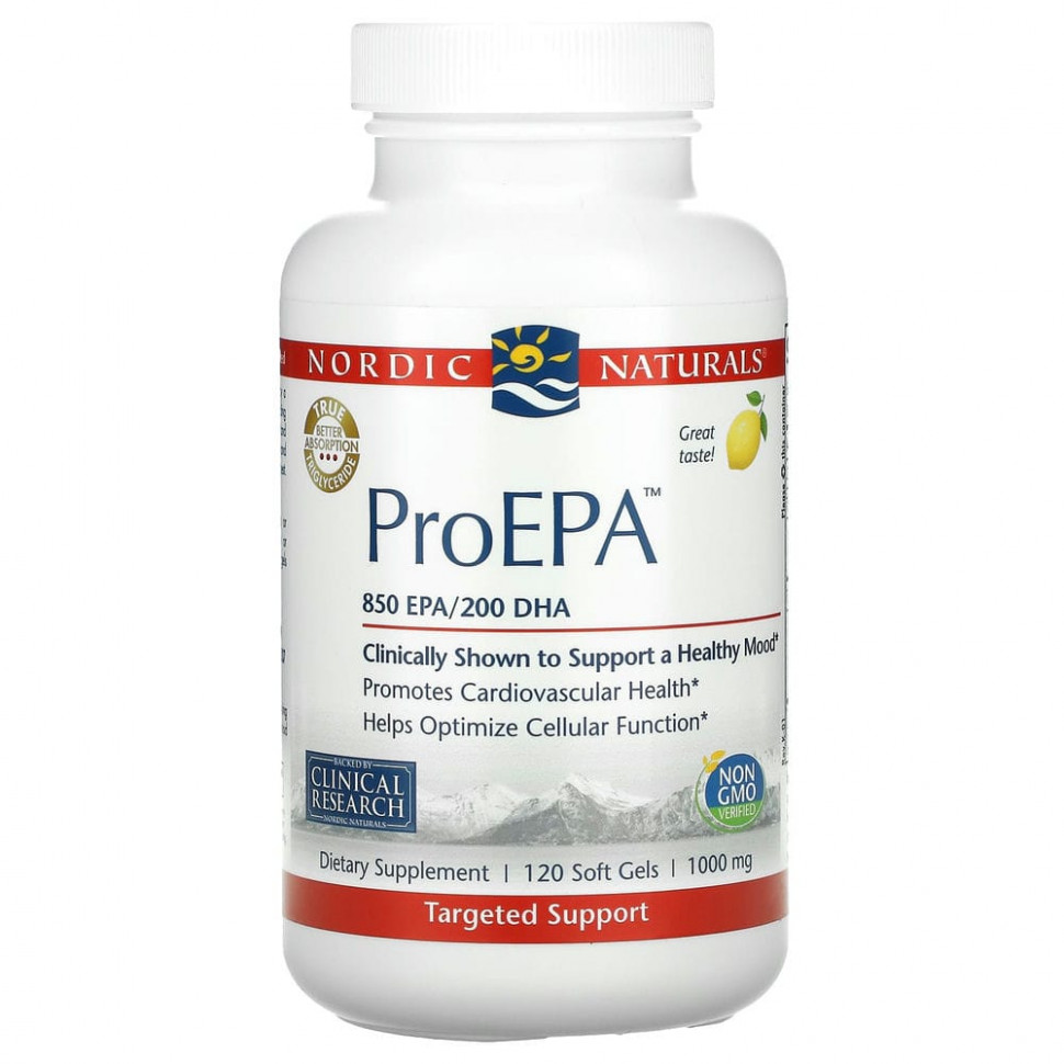 ������ ������ Nordic Naturals, ProEPA, �����, 1000 ��, 120 ������ ��������  IHerb (������) ����