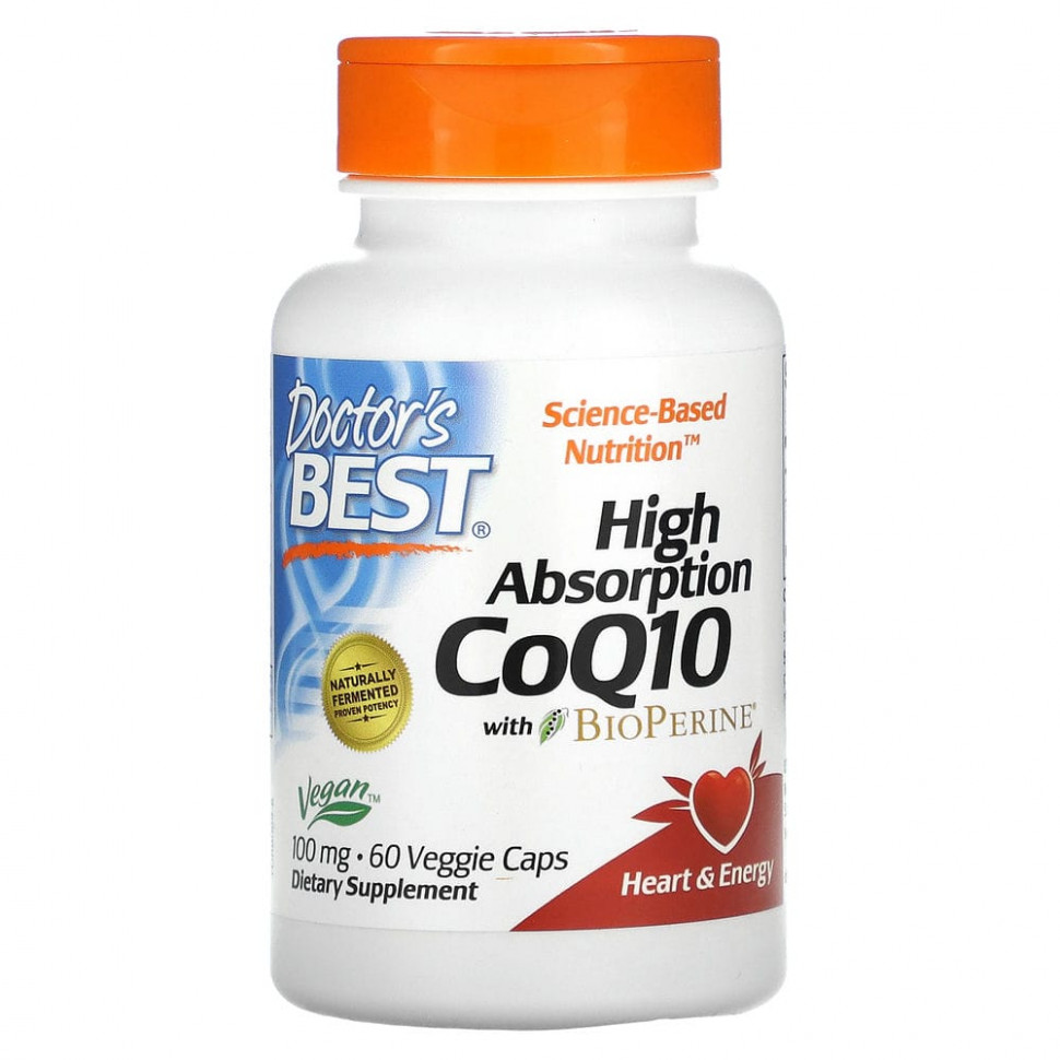  Doctor's Best,  Q10    ,  BioPerine, 100 , 60      -     , -, 