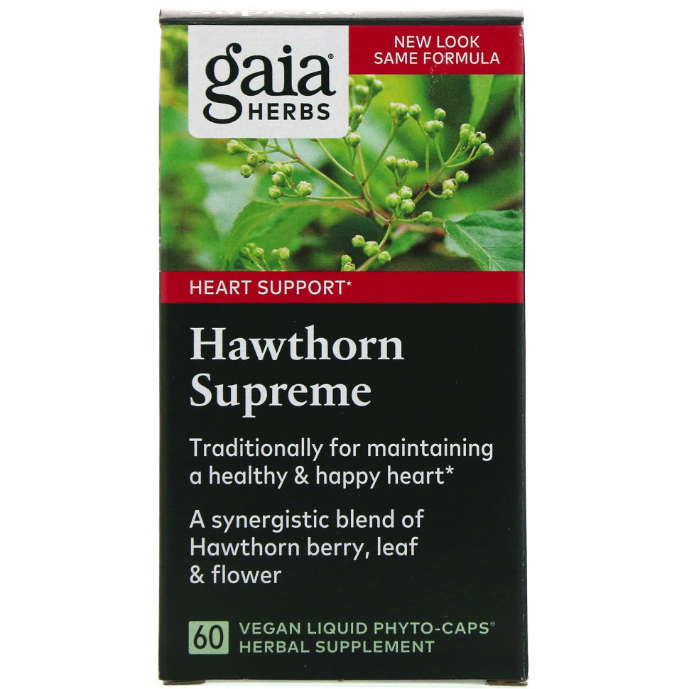 ������ ������ Gaia Herbs, Hawthorn Supreme, 60 ������������ ������ � ���������  IHerb (������) ����