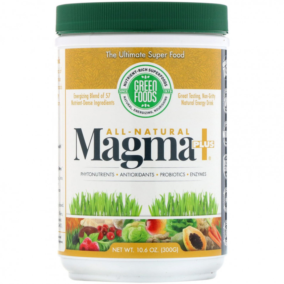  Green Foods,    Magma Plus, 300  (10,6 )    -     , -, 