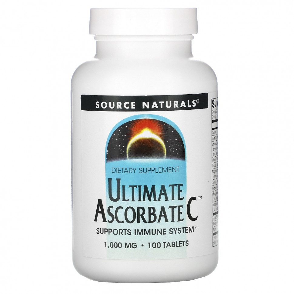 ������ ������ Source Naturals, Ultimate Ascorbate C, 1000 ��, 100 ��������  IHerb (������) ����