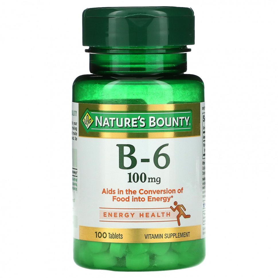  Nature's Bounty,  B-6, 100 , 100     -     , -, 